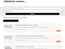 Tablet Screenshot of esquelas.larioja.com
